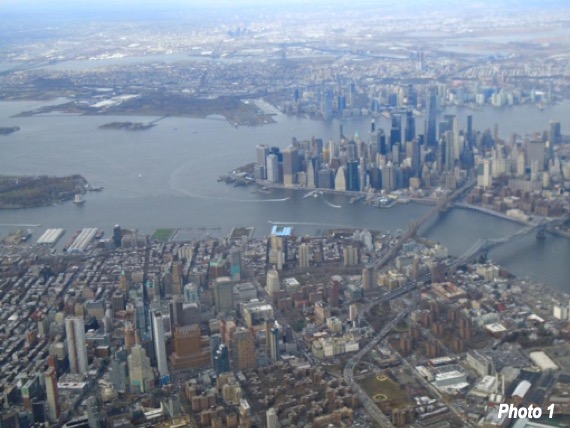 Downtown Brooklyn, and lower Manhattan