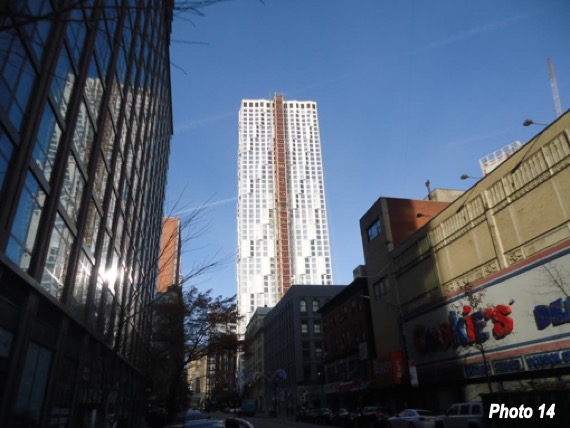 Lower Brooklyn blocks of mid rise buildings