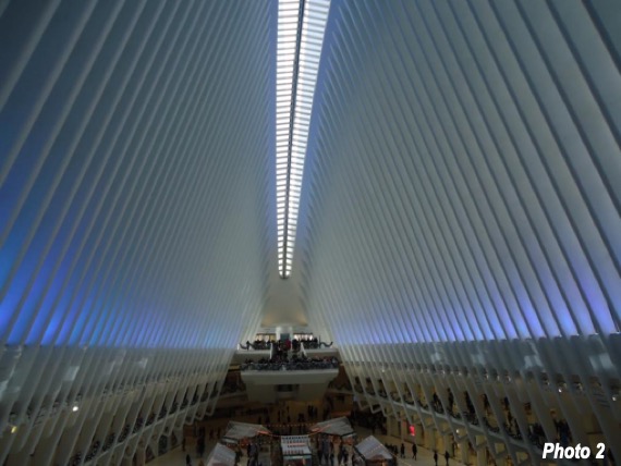 Interior of the PATH Station at the new World Trade Center Station