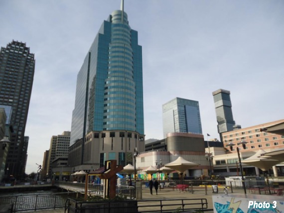 Exchange Place, the first PATH transit stop from the World Trade Center Transit Station