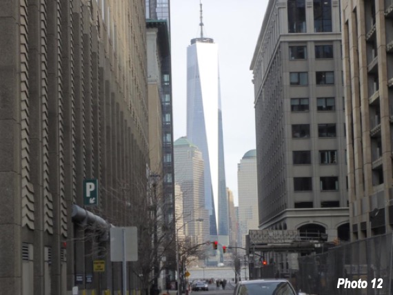 View of World Trade Center from Exchange Place