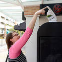 Anna McCambridge interacting with a Storm Water piece.jpg