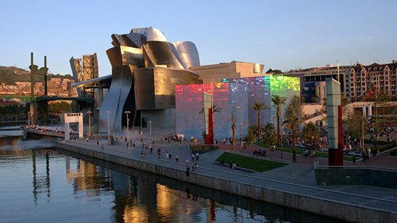 Guggenheim in Bilbao: world-famous edifice, city’s new reputation supported by 7,000 cubic feet of concrete